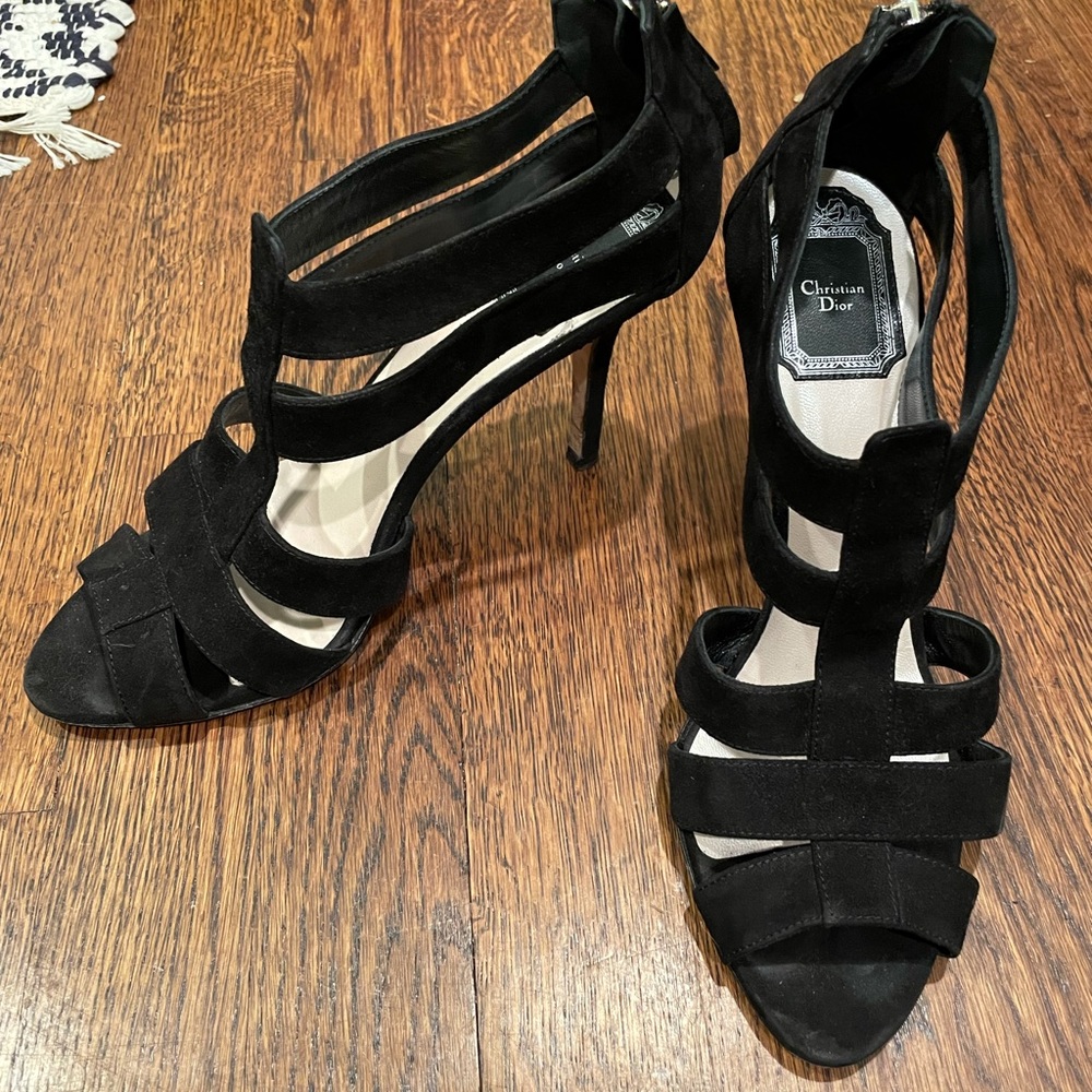 Christian Dior Suede Stilettos High Heels size 38.5 or size 8